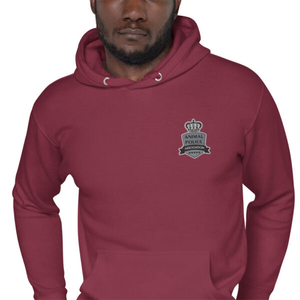 hoodie unisex premium maroon zoomed in 60d438df3133c - Animal Police Association